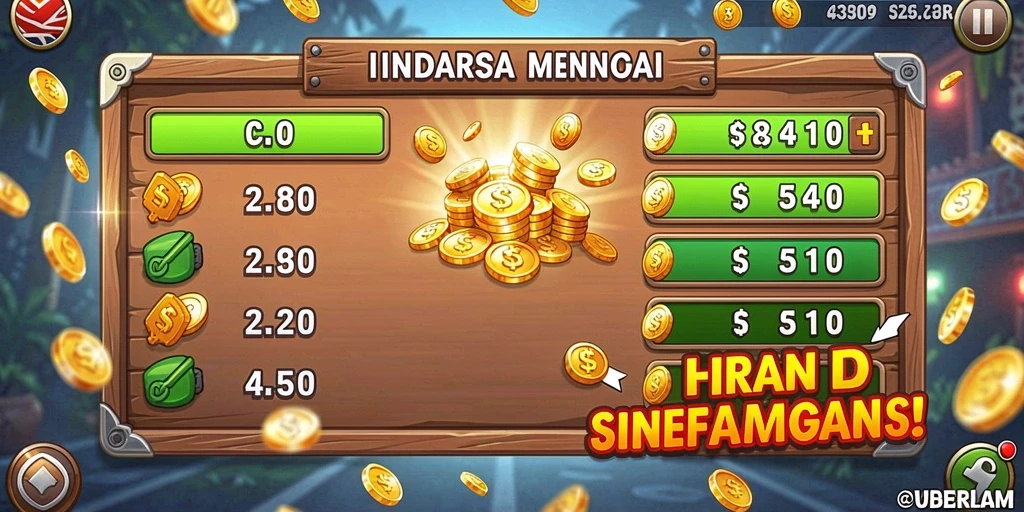 Tampilan antarmuka utama yang menarik.