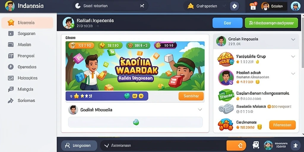 Ilustrasi menakjubkan dari petualangan karakter utama.