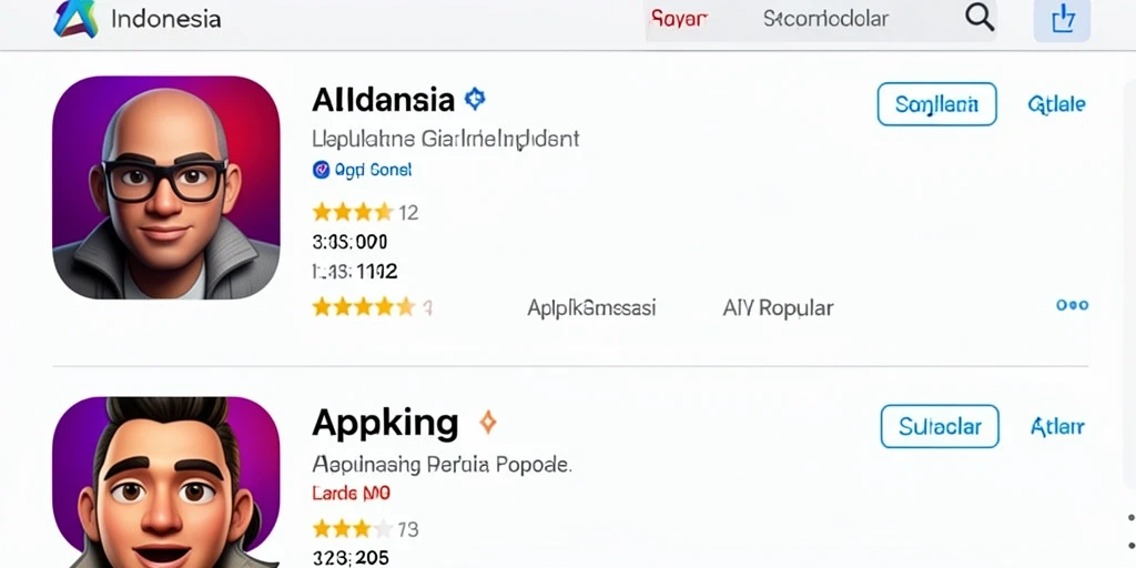 Tampilan antarmuka aplikasi yang menarik.