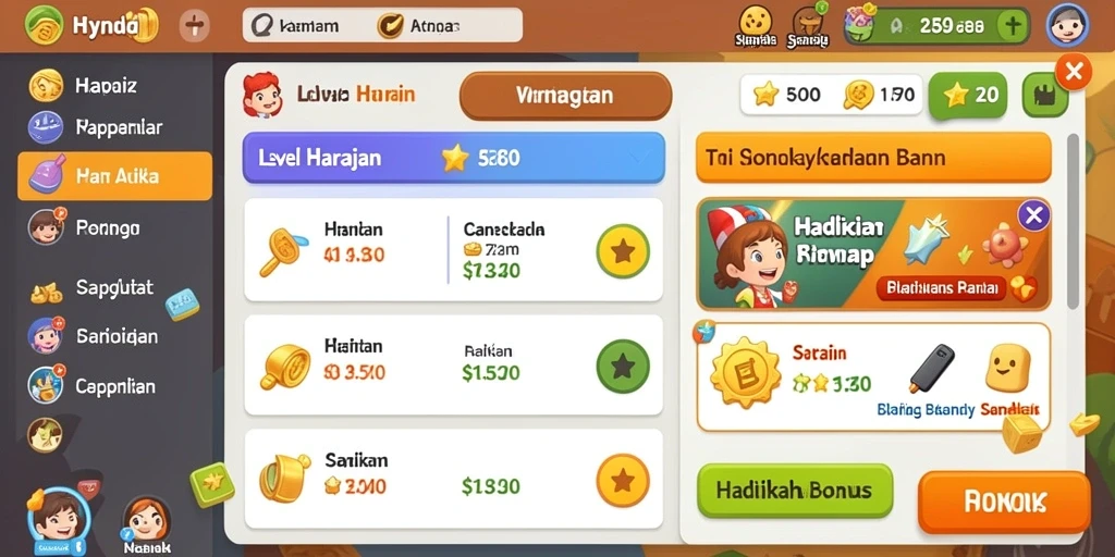 Tampilan antarmuka yang menarik dan mudah digunakan.