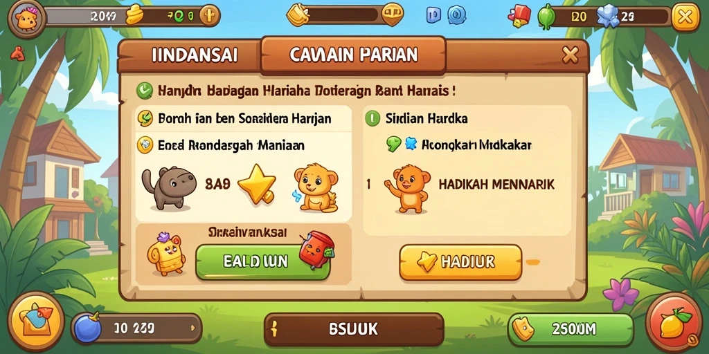 Gambaran tampilan slot yang menawan.